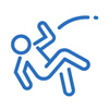 Man falling icon Man falling icon